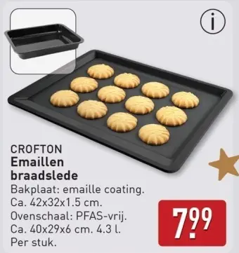 Aanbieding: Emaillen braadslede