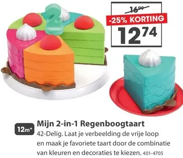 Aanbieding: Mijn 2-in-1 Regenboogtaart