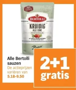 Aanbieding: Bertolli sauzen