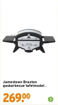 Aanbieding: Jamestown Braxton gasbarbecue tafelmodel