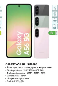Offre: Galaxy a56 5g - sua566