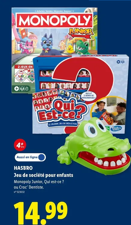 Offre: Jeu de société pour enfants