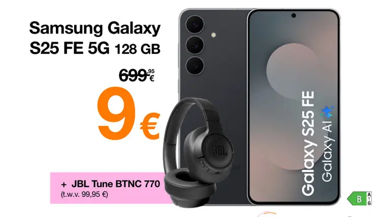 Promotie: Samsung Galaxy S25 FE 5G 128 GB