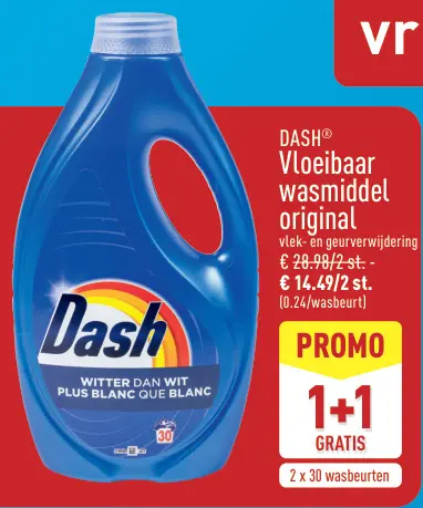 Promotie: Vloeibaar wasmiddel original
