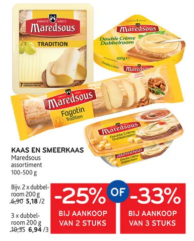 Aanbieding: Kaas en smeerkaas