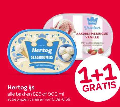 Aanbieding: Hertog ijs