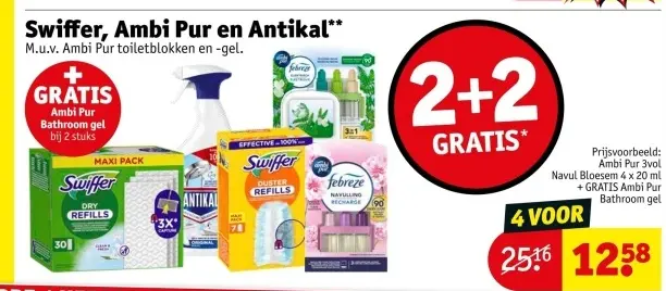 Aanbieding: Swiffer, Ambi Pur en Antikal