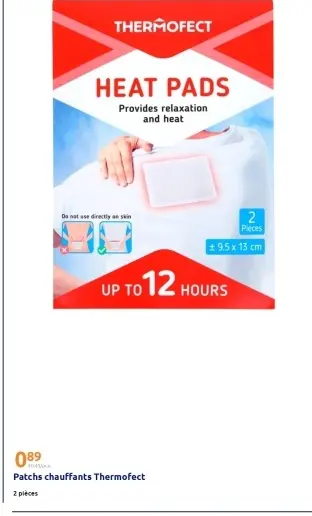 Offre: Patchs chauffants