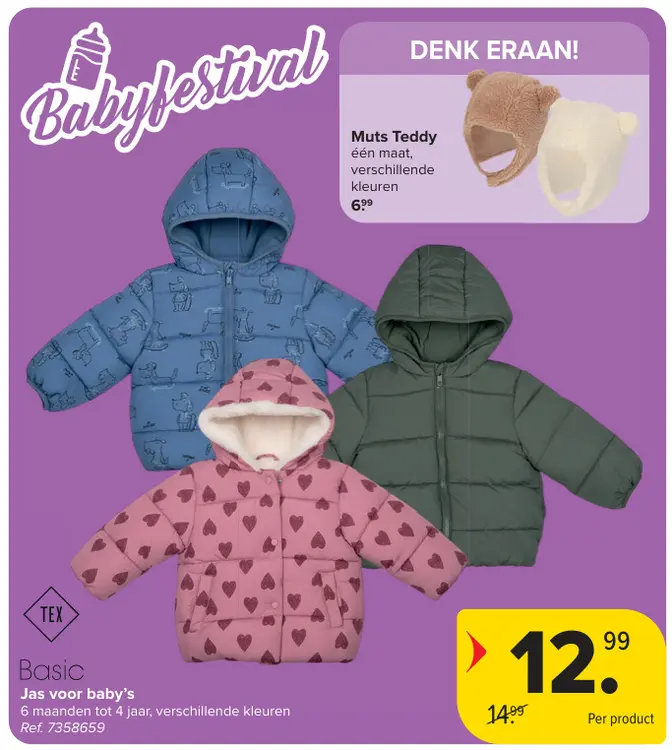 Promotie: Jas voor baby's