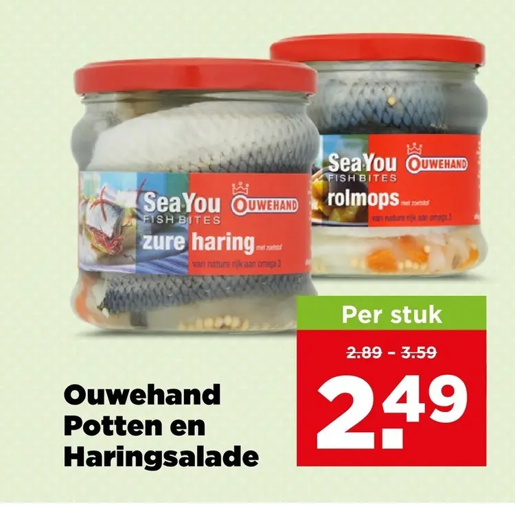 Aanbieding: Ouwehand Potten en Haringsalade
