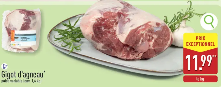 Offre: Gigot d'agneau