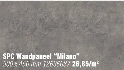 Aanbieding: UNOVIA Wand en vloerpaneel SPC milano 900x450x4 mm