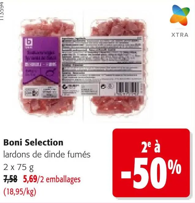 Offre: Lardons de dinde fumés