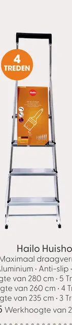 Aanbieding: Hailo Ladder 4 treden