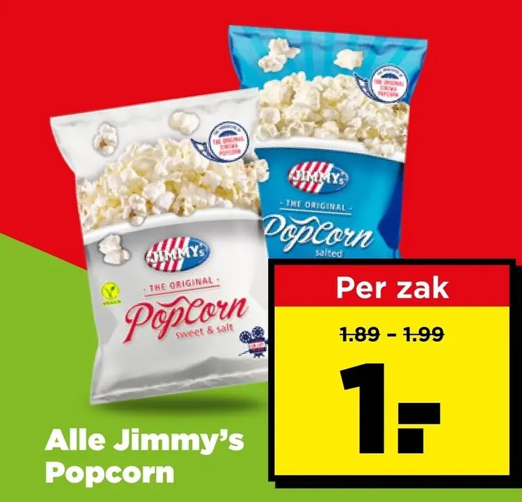 Aanbieding: Jimmy's Popcorn
