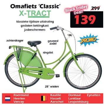 Aanbieding: Omafiets 'Classic' X-TRACT