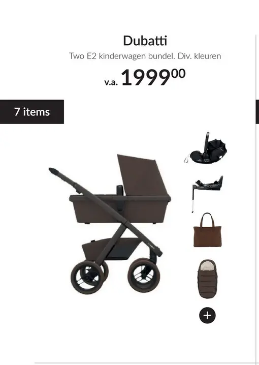 Aanbieding: Two E2 kinderwagen bundel
