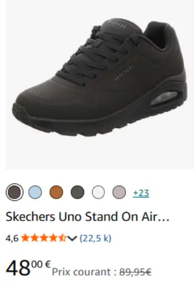 Offre: Skechers Uno Stand On Air...