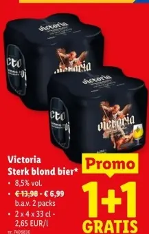Promotie: Victoria Sterk blond bier