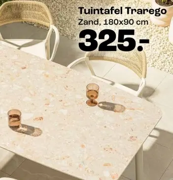 Promotie: Tuintafel Trarego