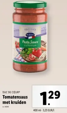 Aanbieding: Tomatensaus met kruiden