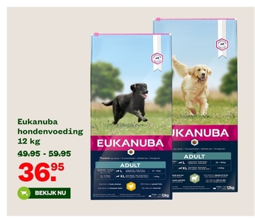 Aanbieding: Eukanuba hondenvoeding