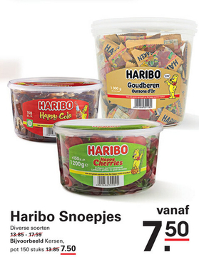 Aanbieding: Haribo Snoepjes