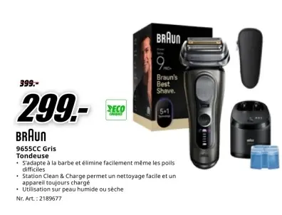 Offre: 9655CC Gris Tondeuse