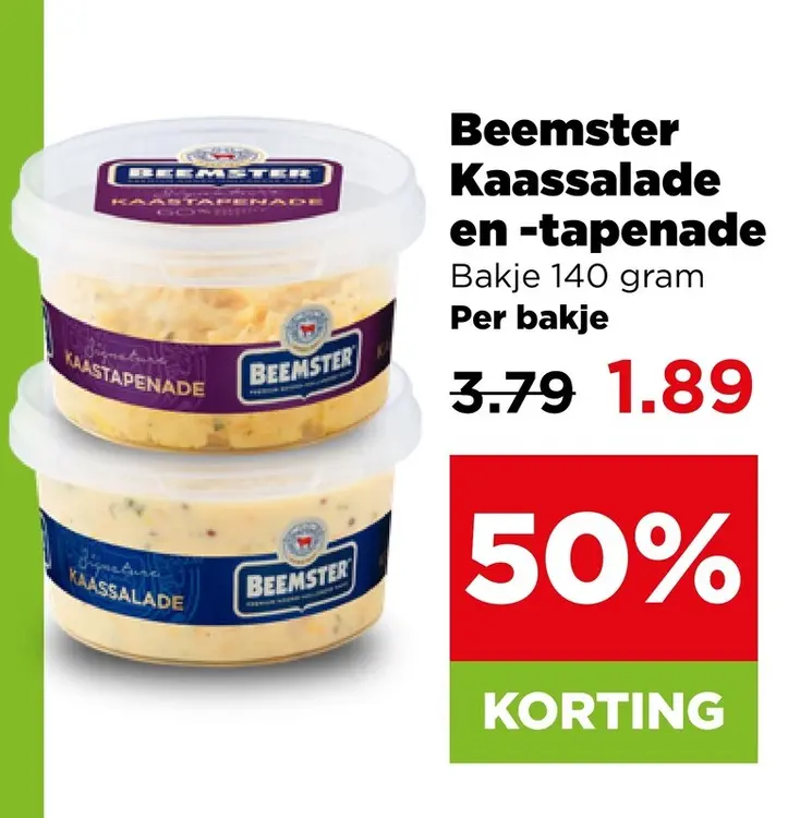 Aanbieding: Kaassalade en -tapenade