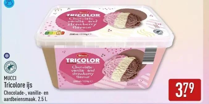 Aanbieding: Tricolore ijs