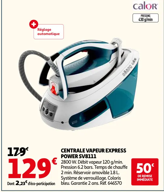 Promotie: Centrale vapeur express power sv8111