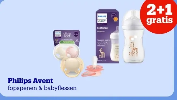 Aanbieding: fopspenen & babyflessen