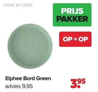 Promotie: Elphee Bord Green