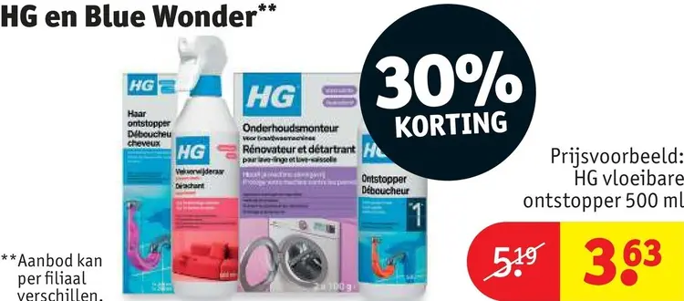 Aanbieding: Vloeibare ontstopper