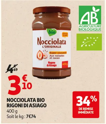 Promotie: Nocciolata L'ORIGINALE