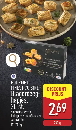 Promotie: Bladerdeeg-hapjes