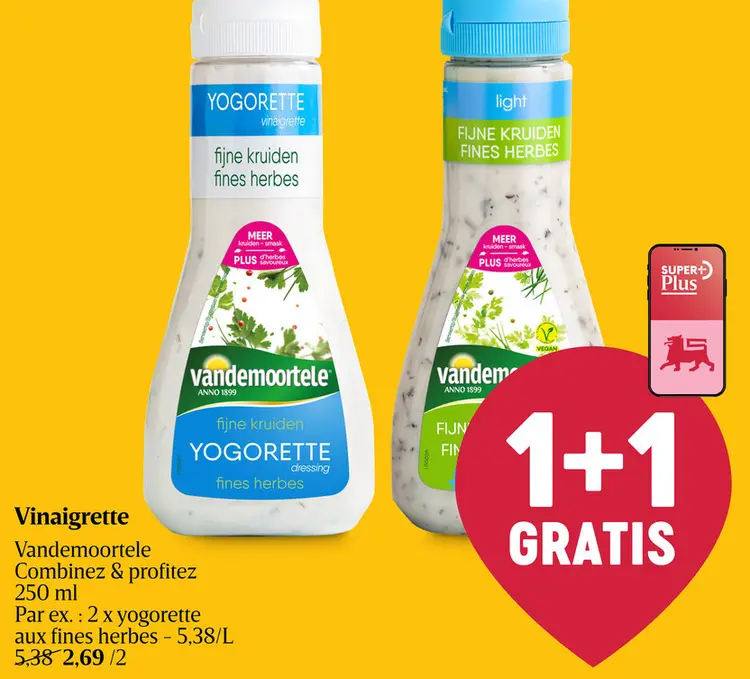 Offre: Vinaigrette Yogorette aux fines herbes