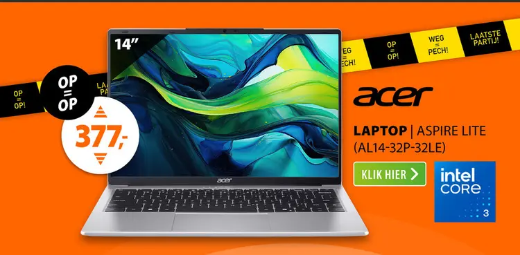 Aanbieding: Acer Aspire Lite (AL14-32P-32LE) Zilver