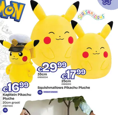 Aanbieding: Pikachu Pluche 35cm