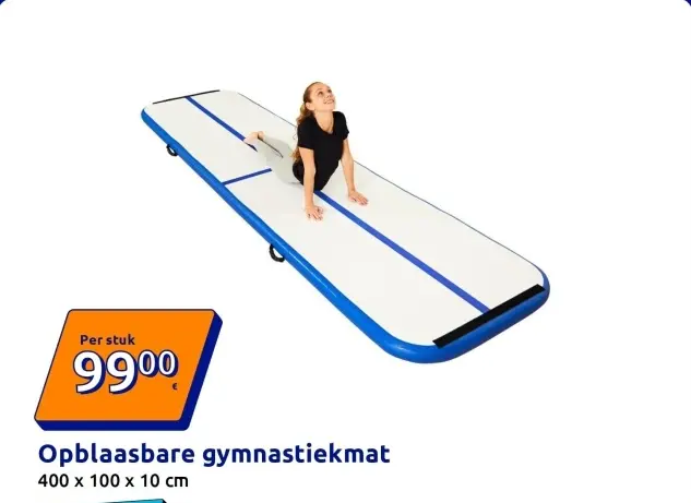 Promotie: Opblaasbare gymnastiekmat