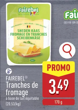 Offre: Tranches de fromage