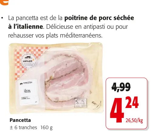 Offre: Pancetta