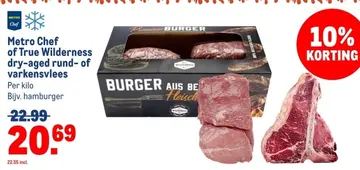 Aanbieding: Metro Chef of True Wilderness dry-aged rund-