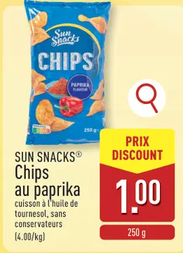 Offre: SUN SNACKS® Chips au paprika