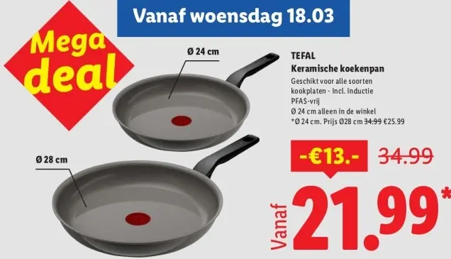 Aanbieding: Keramische koekenpan