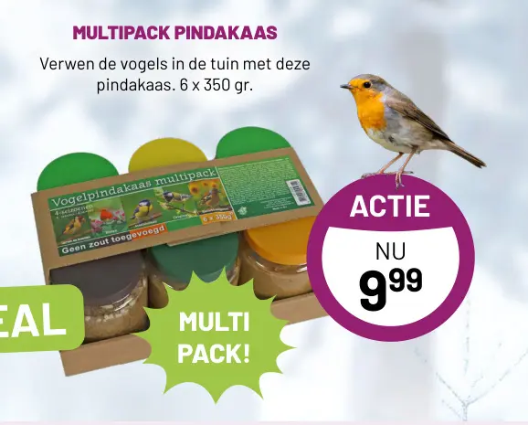 Aanbieding: Multipack pindakaas
