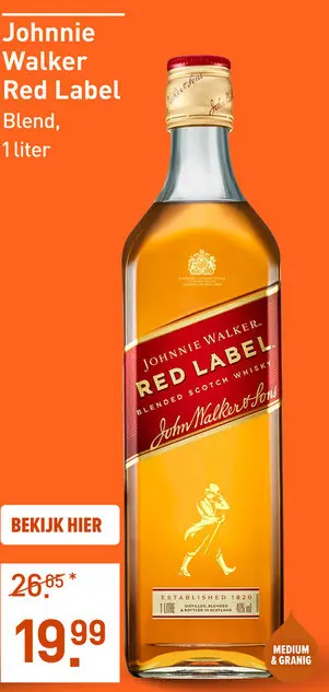 Aanbieding: Johnnie Walker Red Label