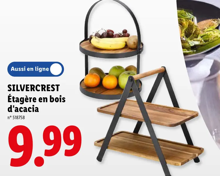 Offre: Étagère en bois d'acacia