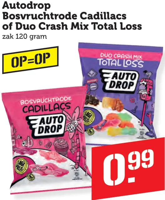 Aanbieding: Bosvruchtrode Cadillacs of Duo Crash Mix Total Loss