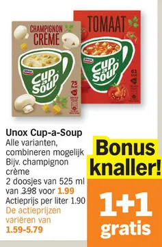 Aanbieding: Unox Cup-a-Soup